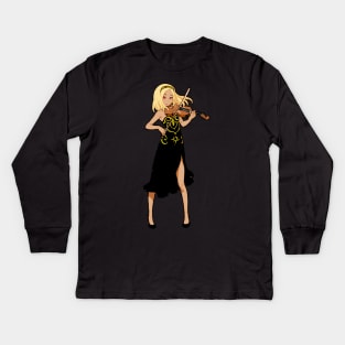 Kat (Gravity Rush) Kids Long Sleeve T-Shirt